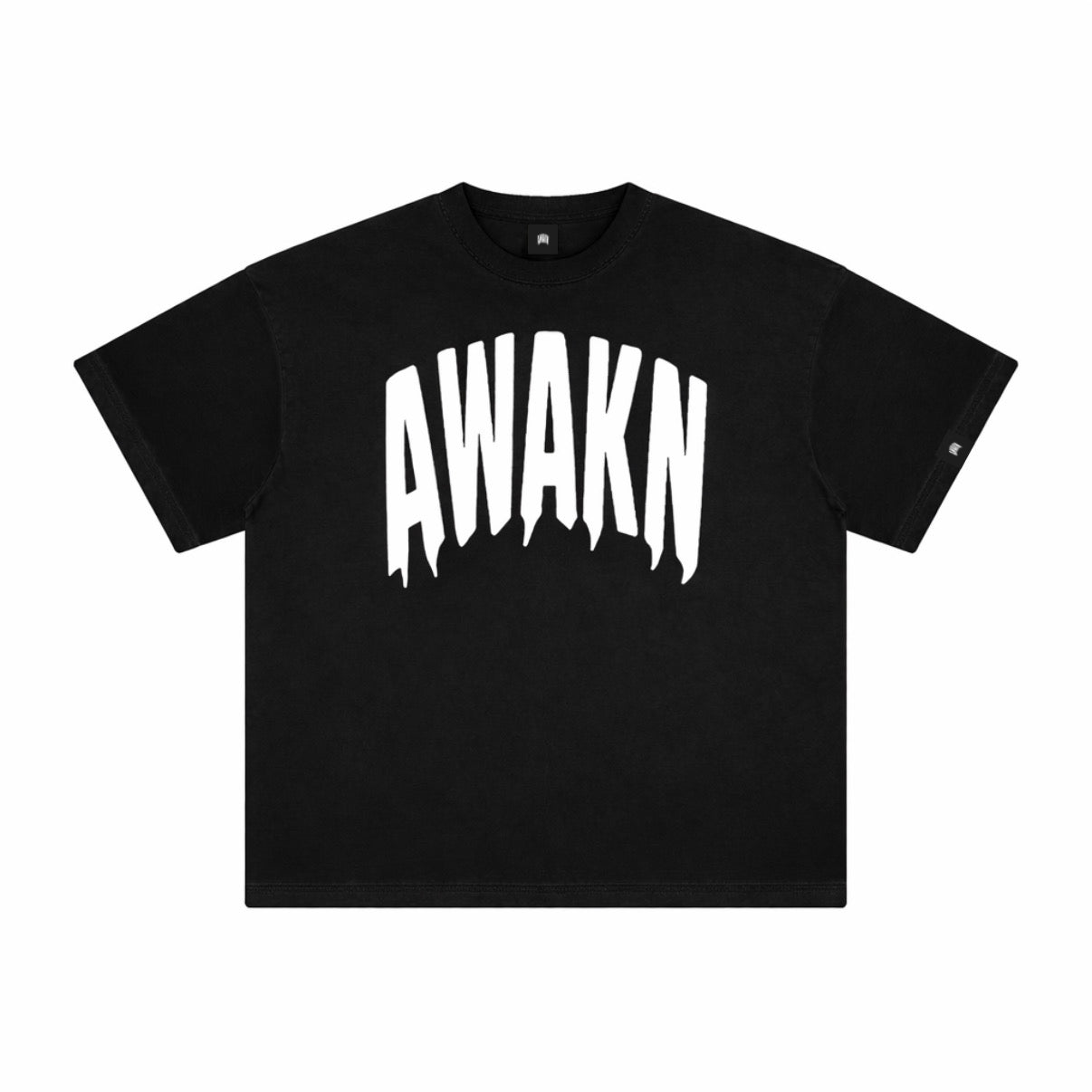 AWAKN V2 CROPPED TEE BLACK