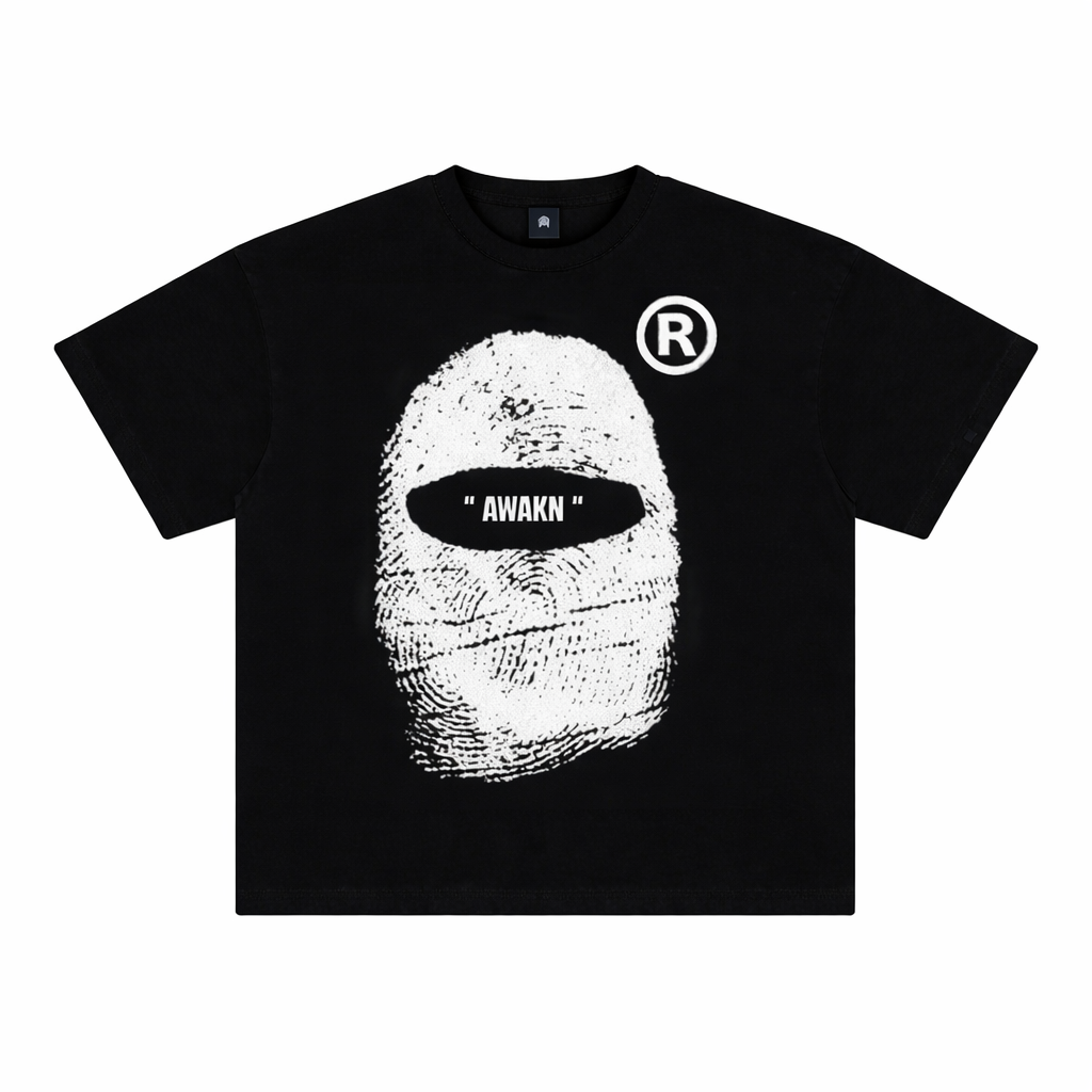 " AWAKN " CROPPED TEE BLACK COMING SOON...